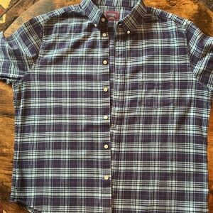 “UNTUCKit” Adult XL Blue Flannel Casual Men's Shirt